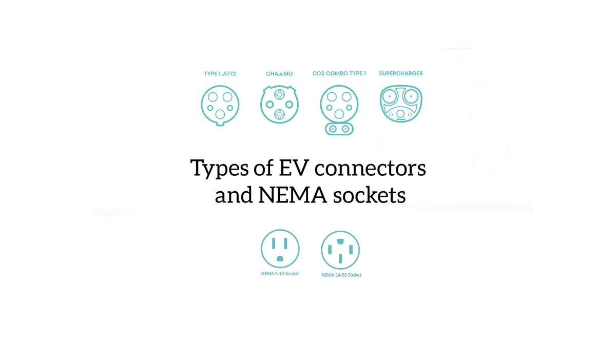 Types of EV Connectors and NEMA Sockets