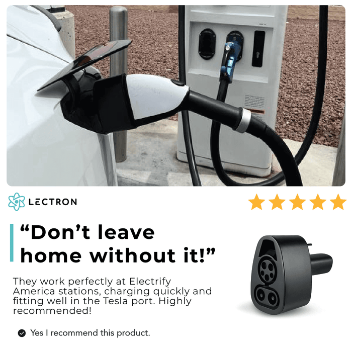 Lectron CCS to Tesla (NACS) EV Adapter | 500V | 500 Amp