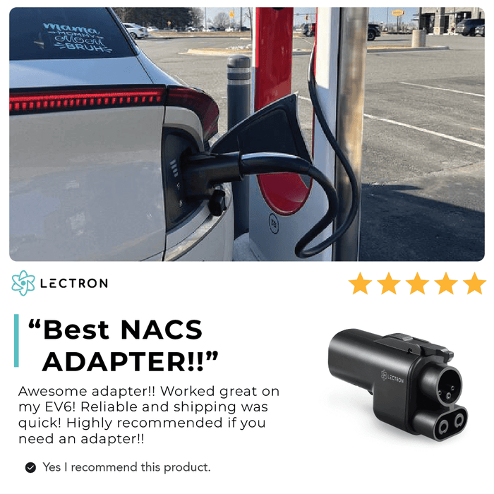 Lectron NACS to CCS Adapter | Vortex Plug | 500A | 1,000V | Compatible with Tesla Superchargers