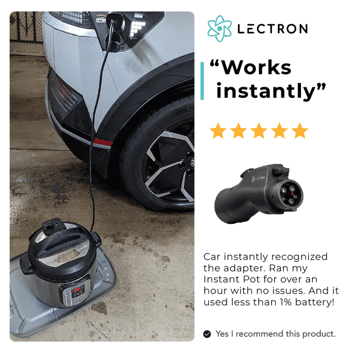 Lectron V2L Adapter for Hyundai Ioniq 5 & Ioniq 6 & Kia EV6